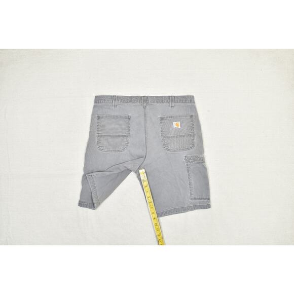 Carhartt Relaxed Fit Cargo Shorts Men's Size 36 Gray Workwear 102514-039 - Picture 7 of 8